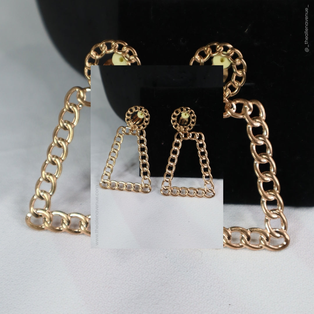 Triangular Clip-on Earrings