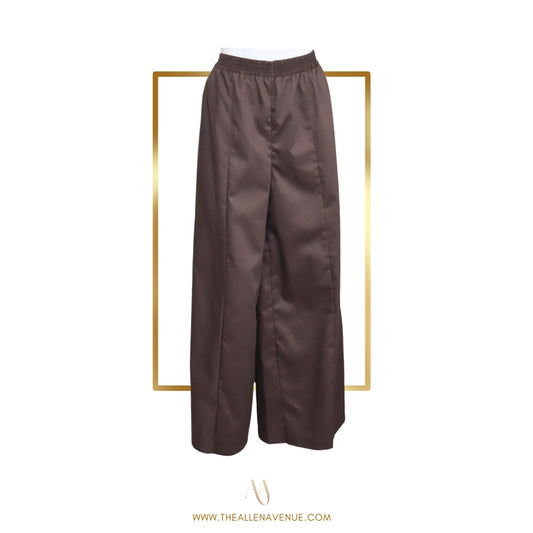 Mocha Luxe High Waist - Wide Leg Pants
