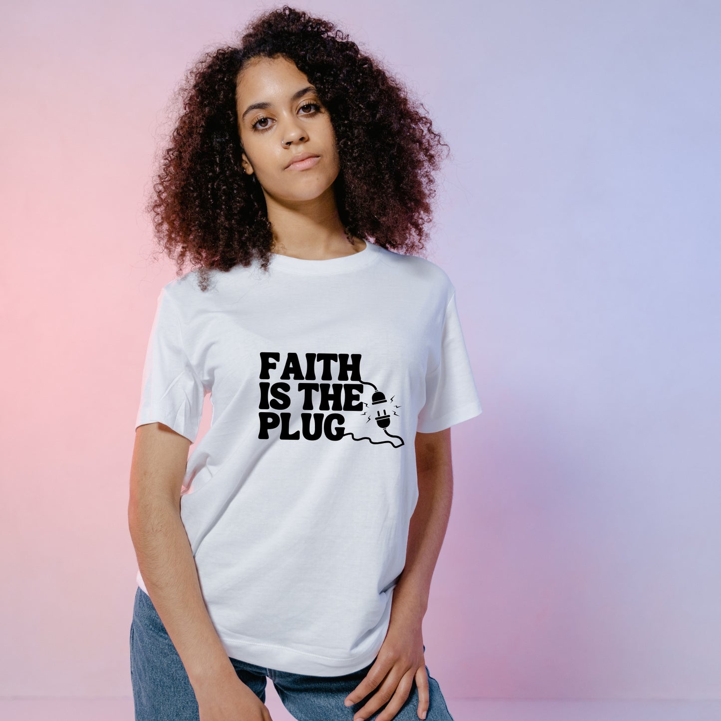 Faith is the Plug Unisex T-Shirt