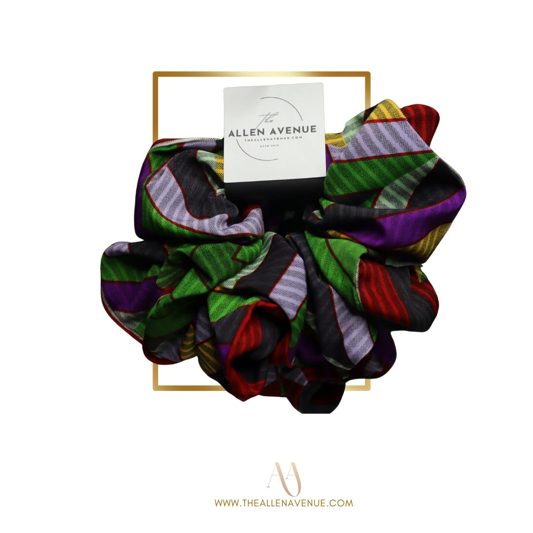 Lavender Olive Hair Scrunchie