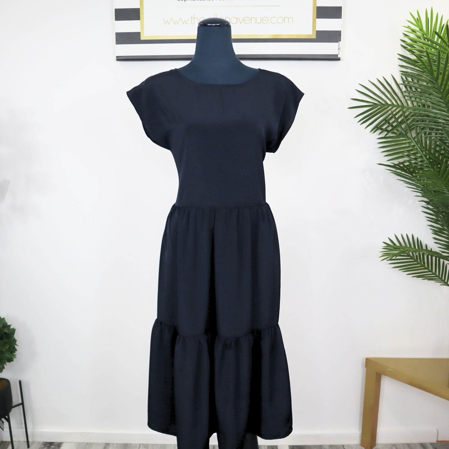 Nightfall Midi Tier Dress