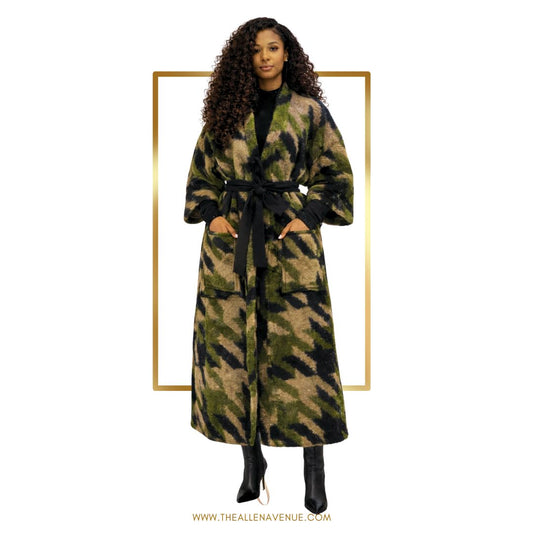 Pistachio Truffle Kimono Coat