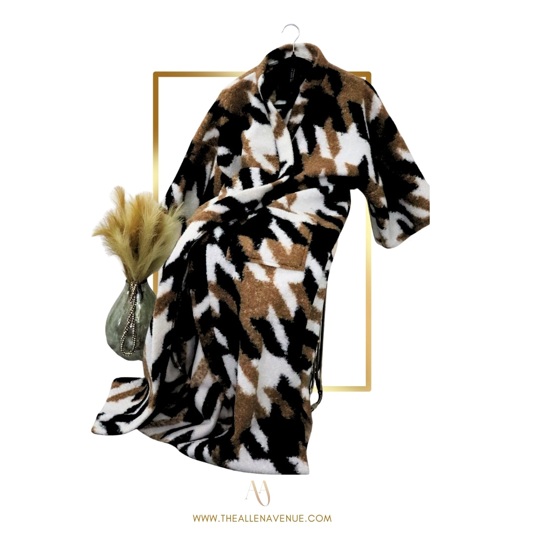 Pumpkin Spice Latte Kimono Coat