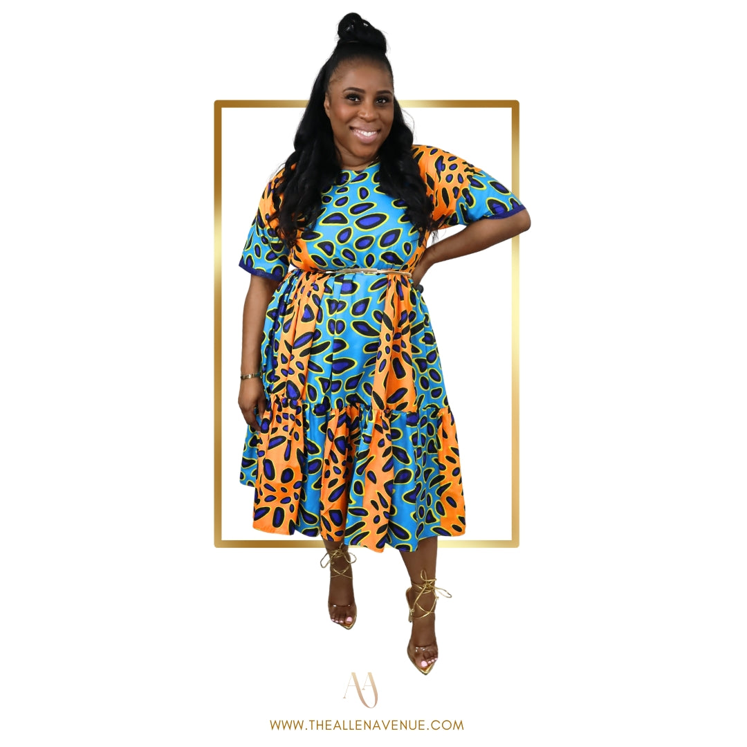 Sahara Skies Tier Dress