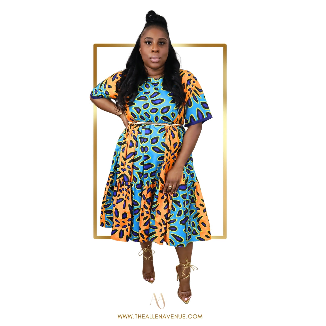 Sahara Skies Tier Dress