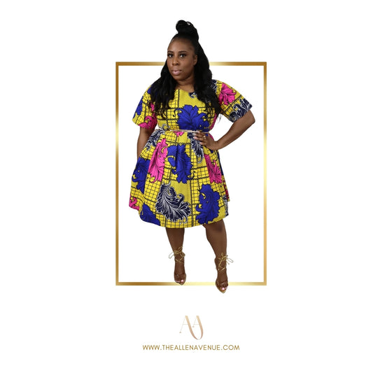 Senorita Mini Ankara Dress