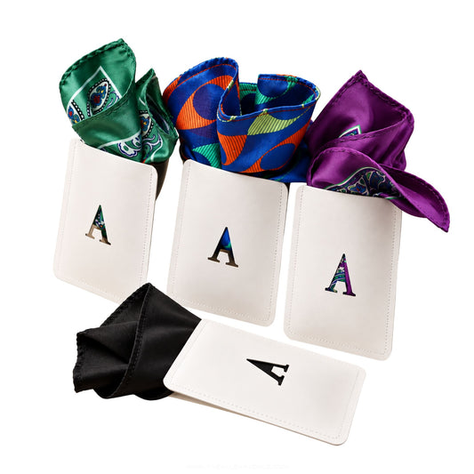 The Pembroke Pocket Square Set