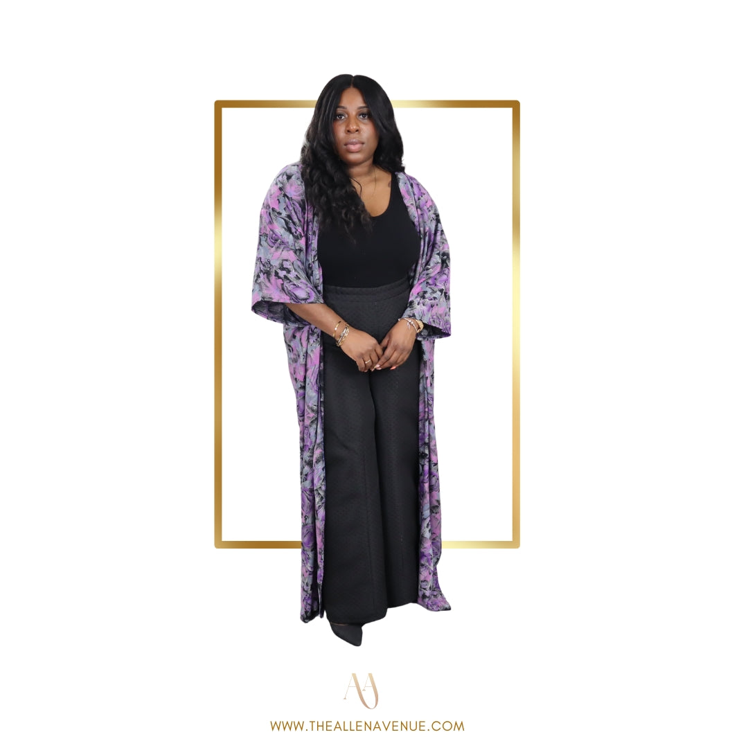 Violet Eclipse Kimono