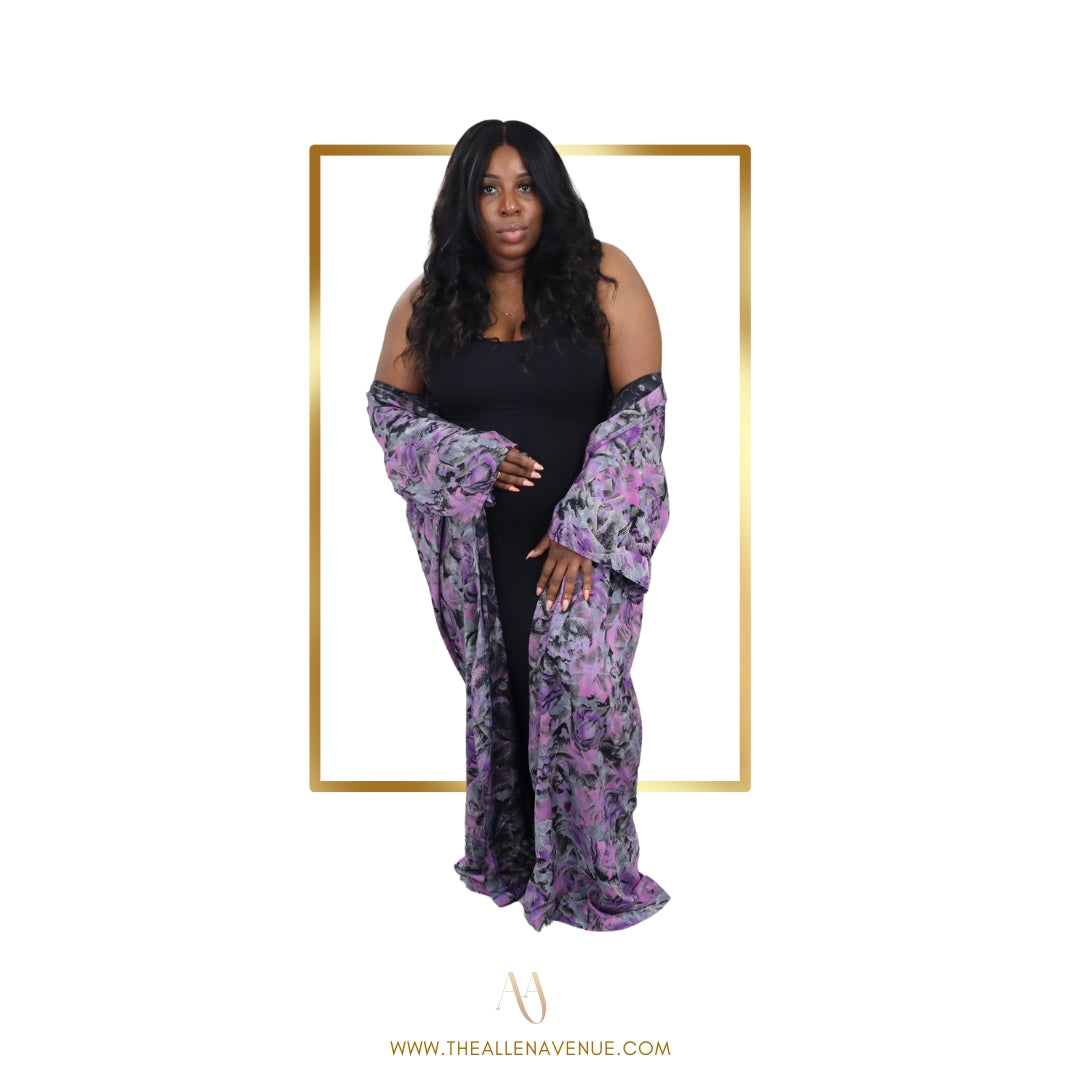 Violet Eclipse Kimono