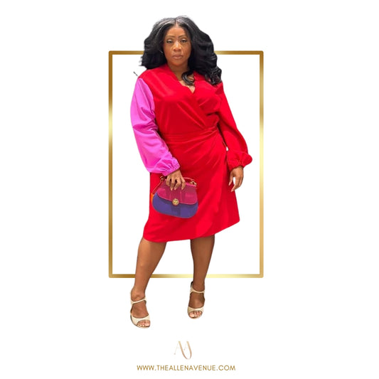 Pink Lava Signature Wrap Dress