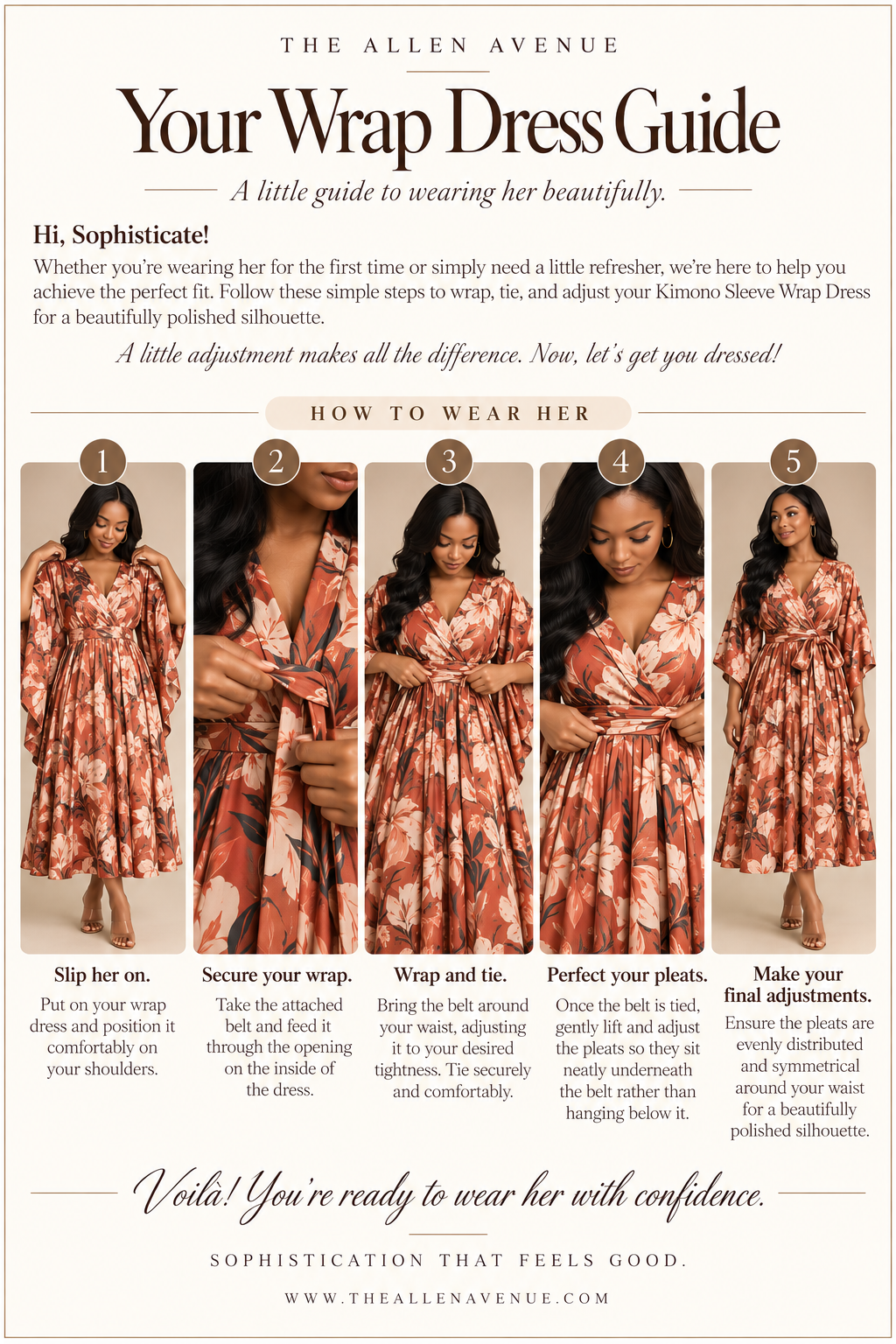 The Rose Grace Wrap Dress
