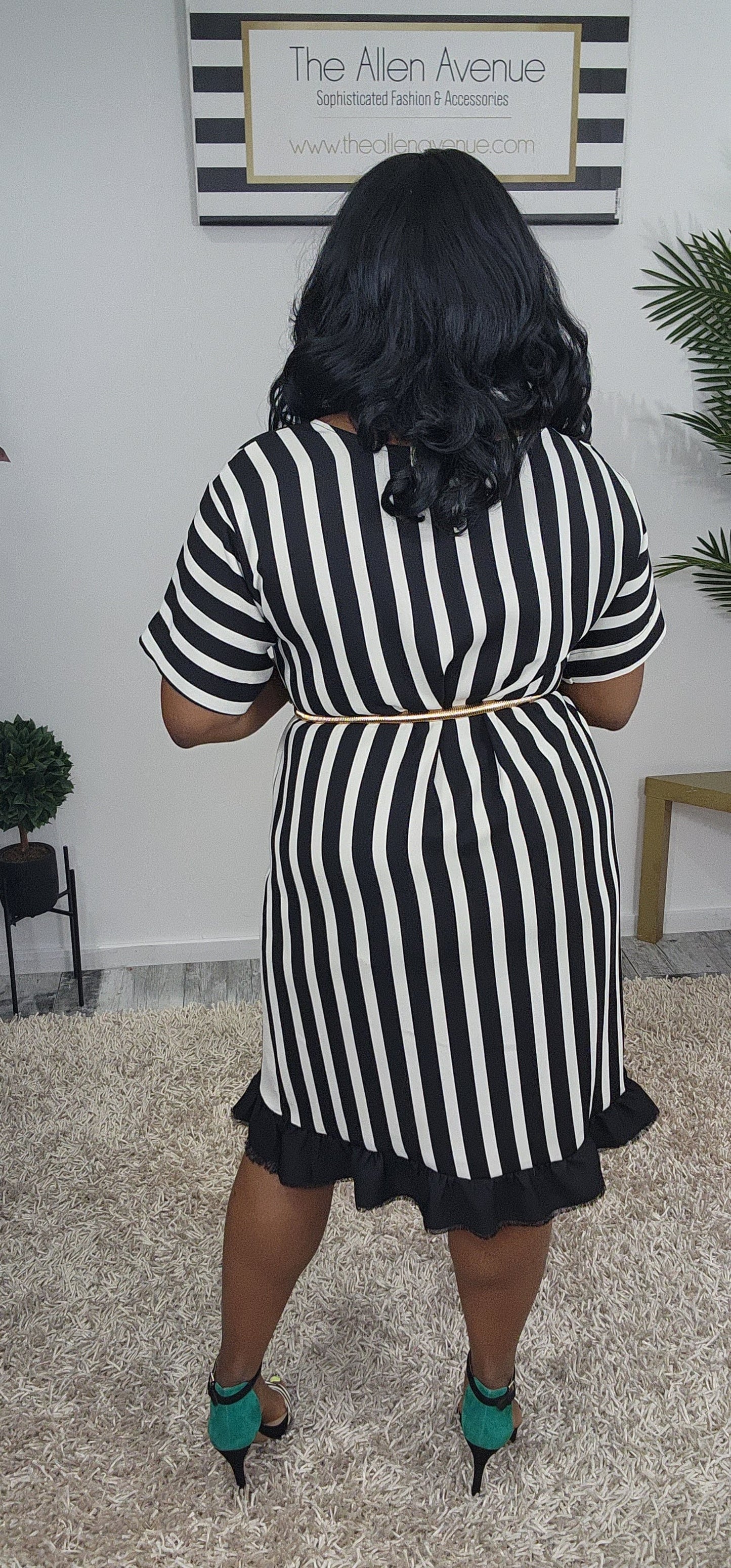 Striped Serenade Dress