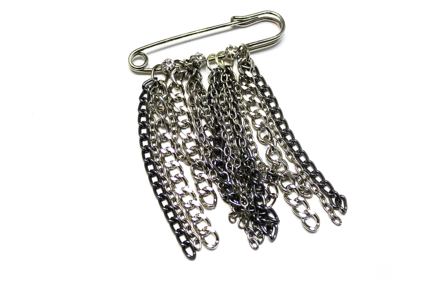 Black Coal Pin Brooch