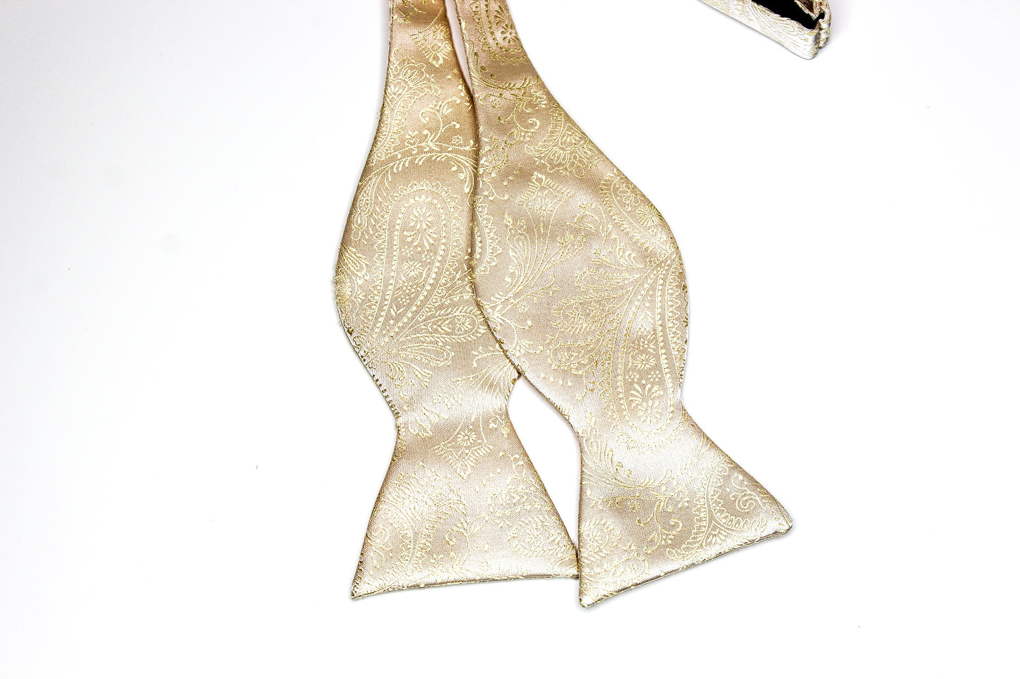 Golden Crème Brûlée Self Tie Bow-Tie Set