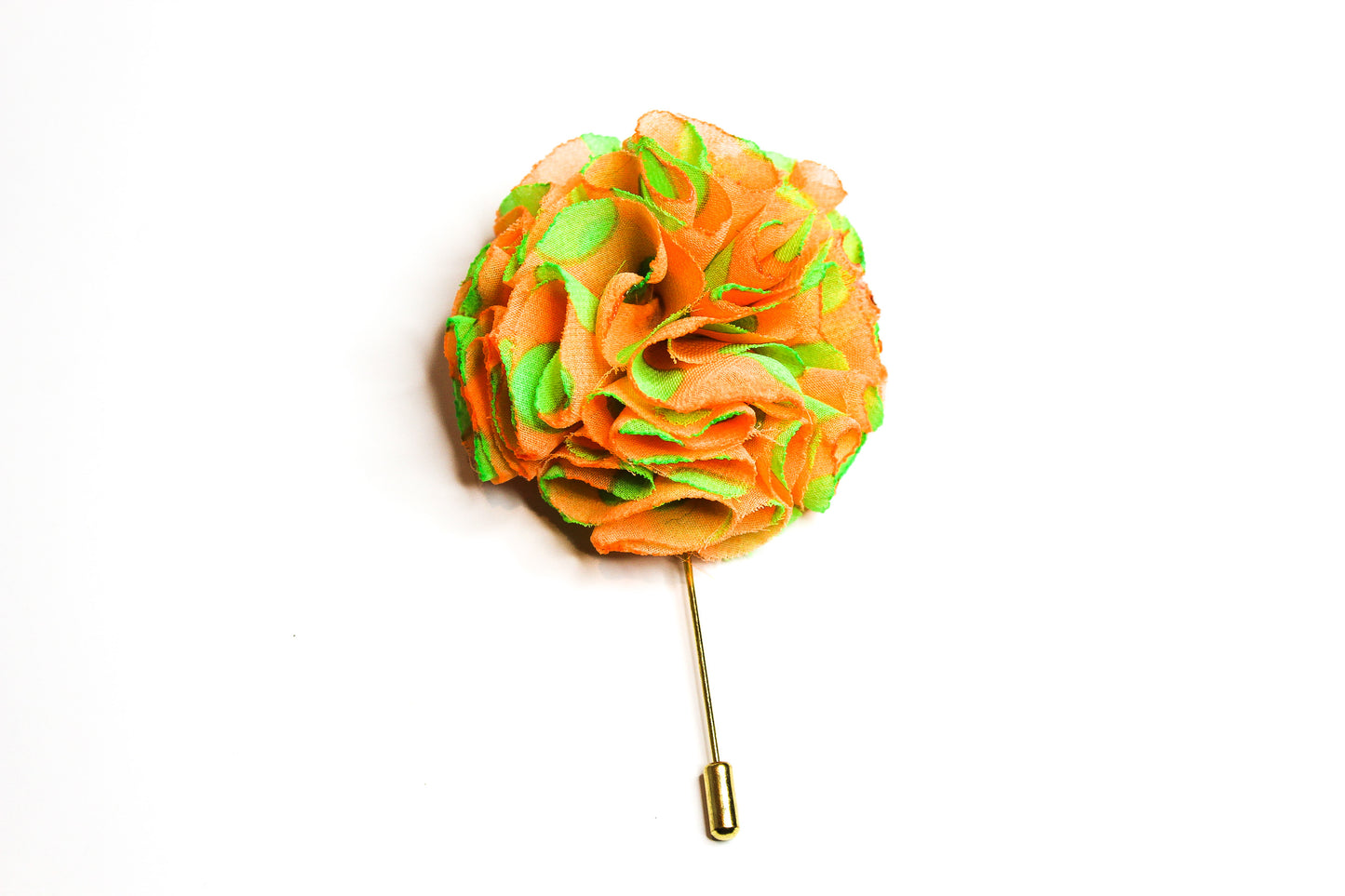 Lime Orange Lapel Pin
