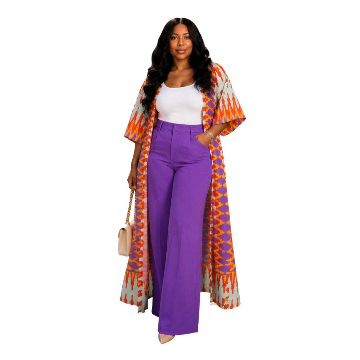 Spiced Lilac Kimono