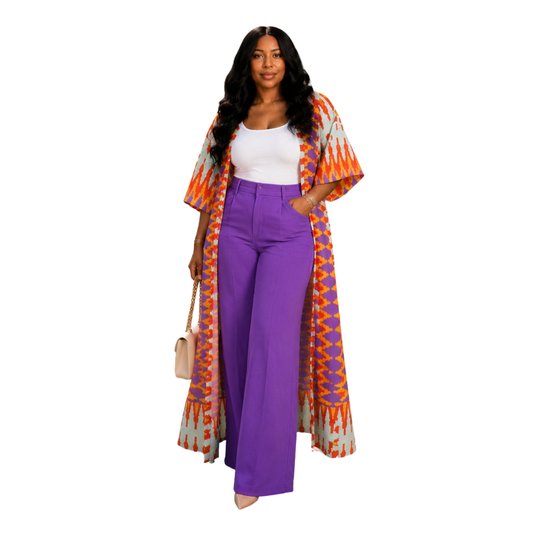 Spiced Lilac Kimono