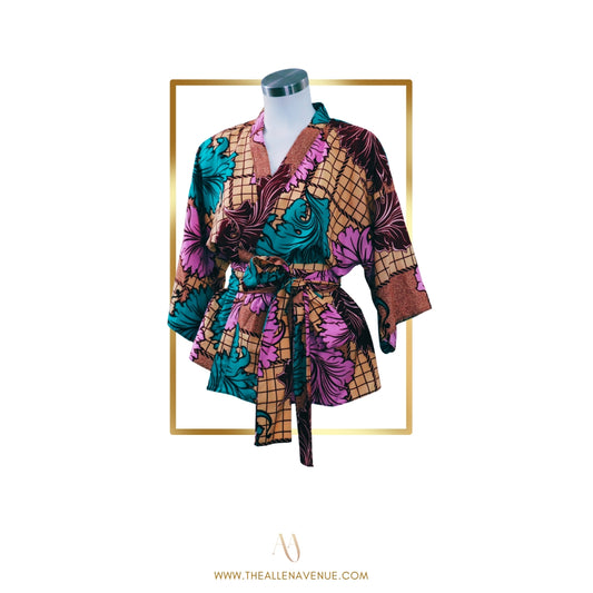 Pink Magnolia Peplum Blouse