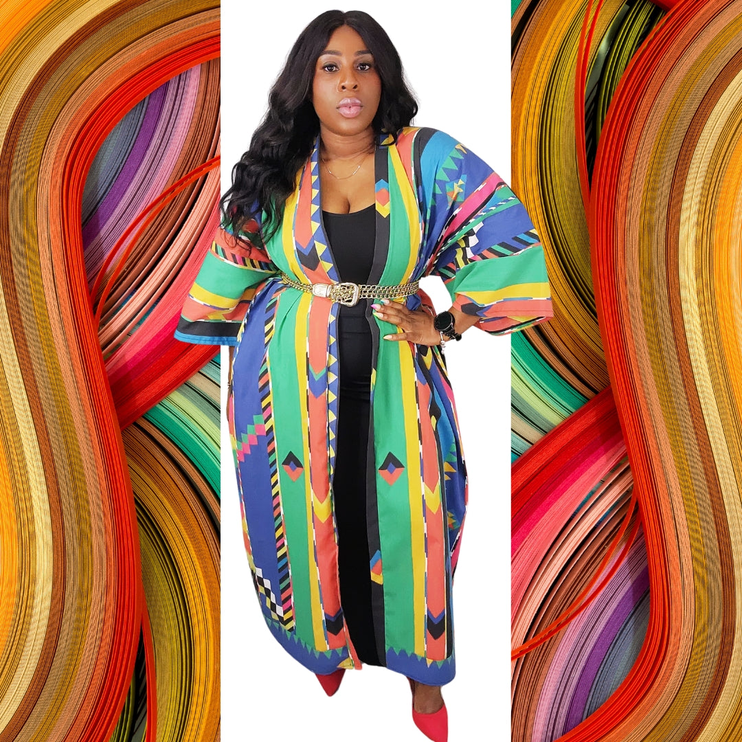 Coloful Culture Kimono