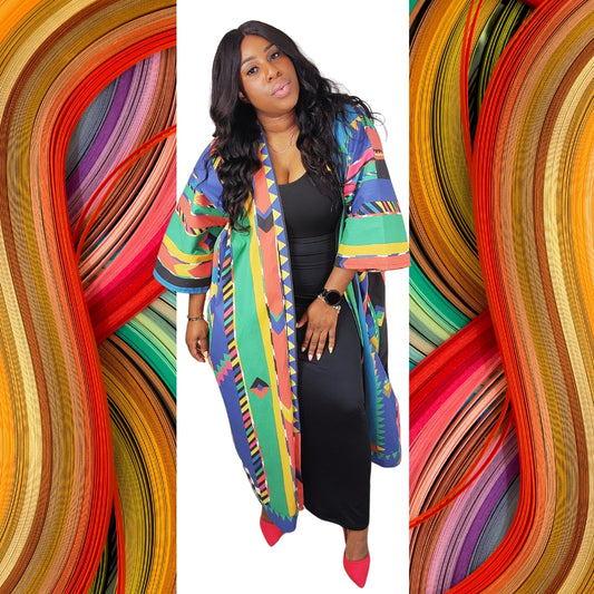 Coloful Culture Kimono