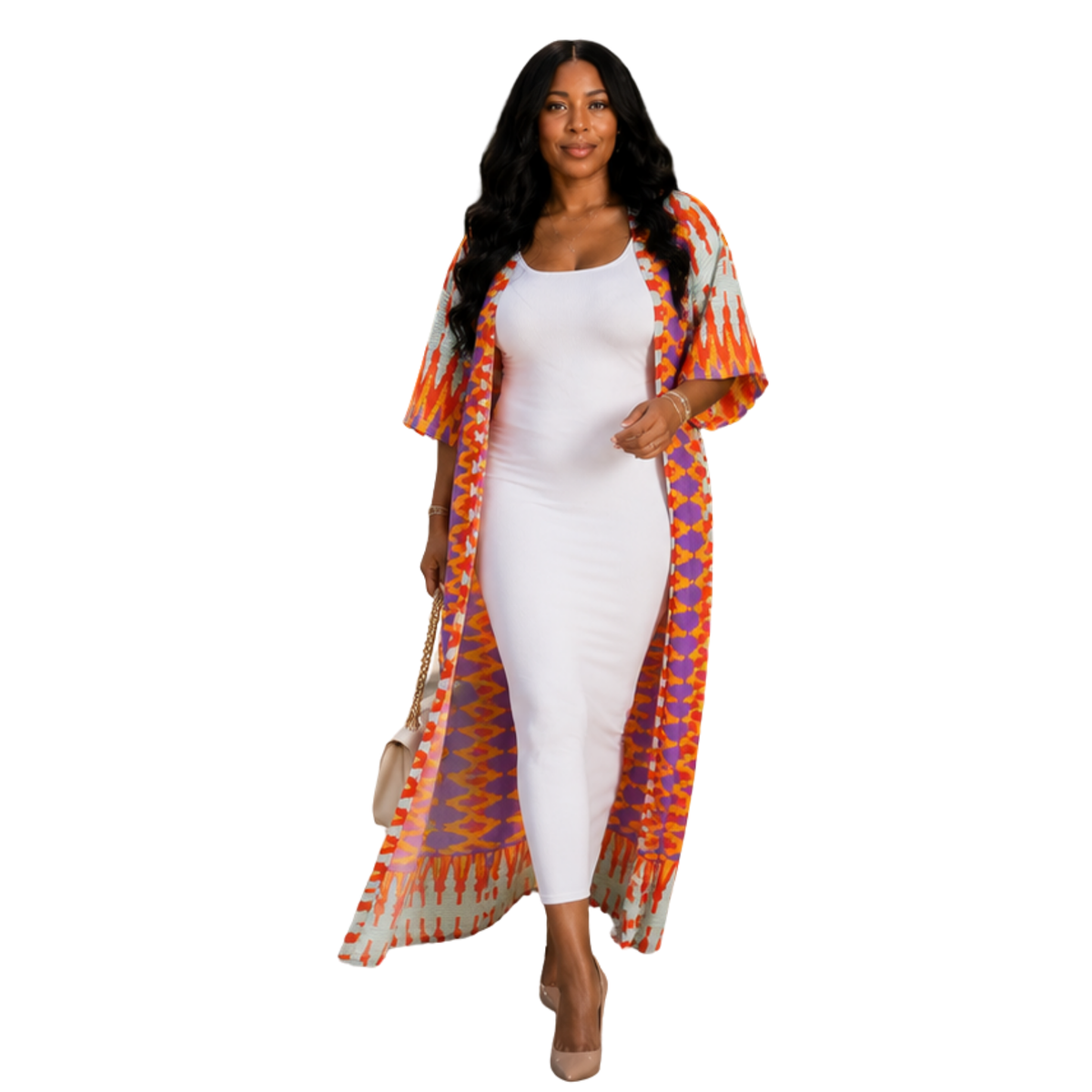 Spiced Lilac Kimono