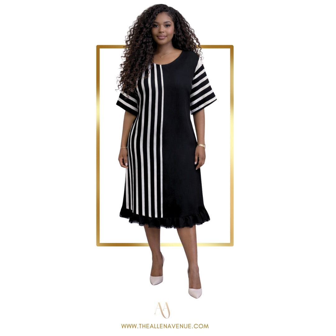 Striped Serenade Dress