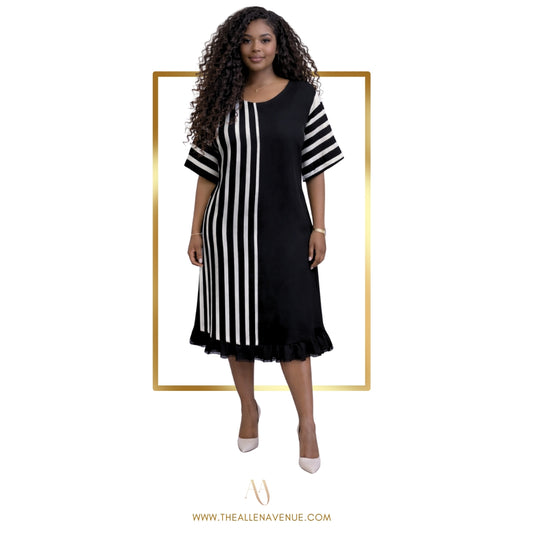 Striped Serenade Dress