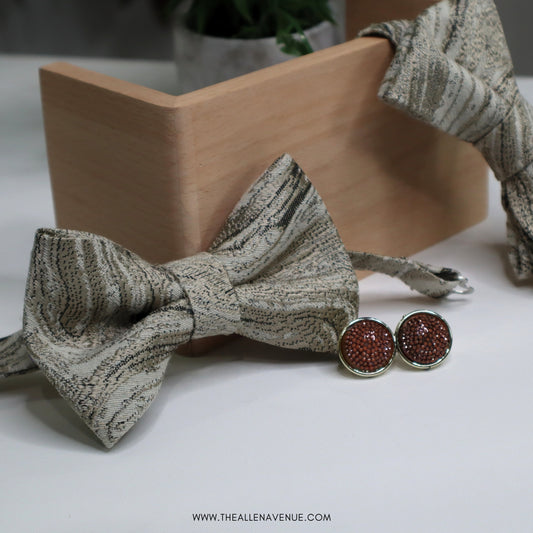 The Sterling Specks of Gold Bow-Tie