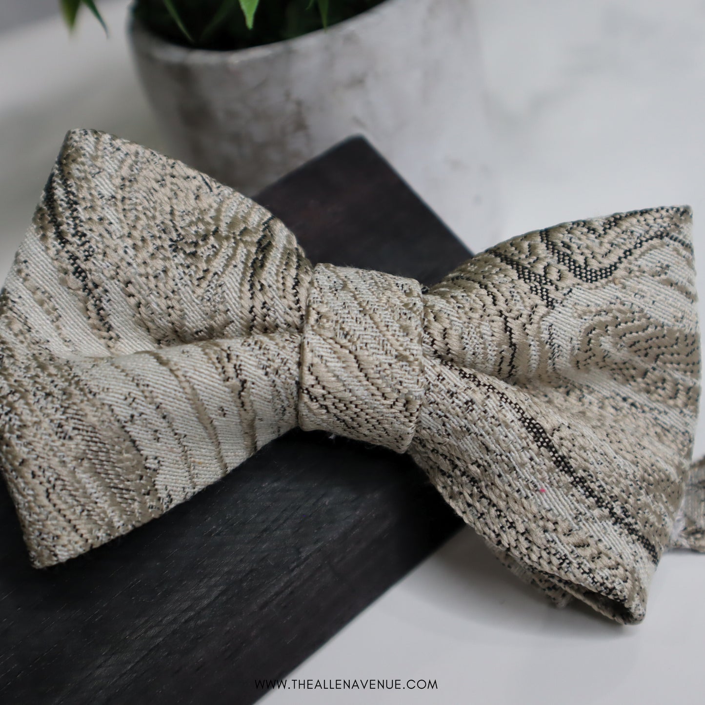 The Sterling Specks of Gold Bow-Tie