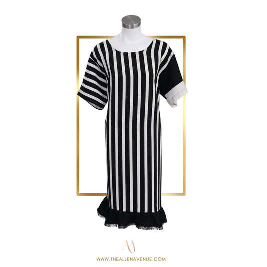 Monochrome Muse Dress