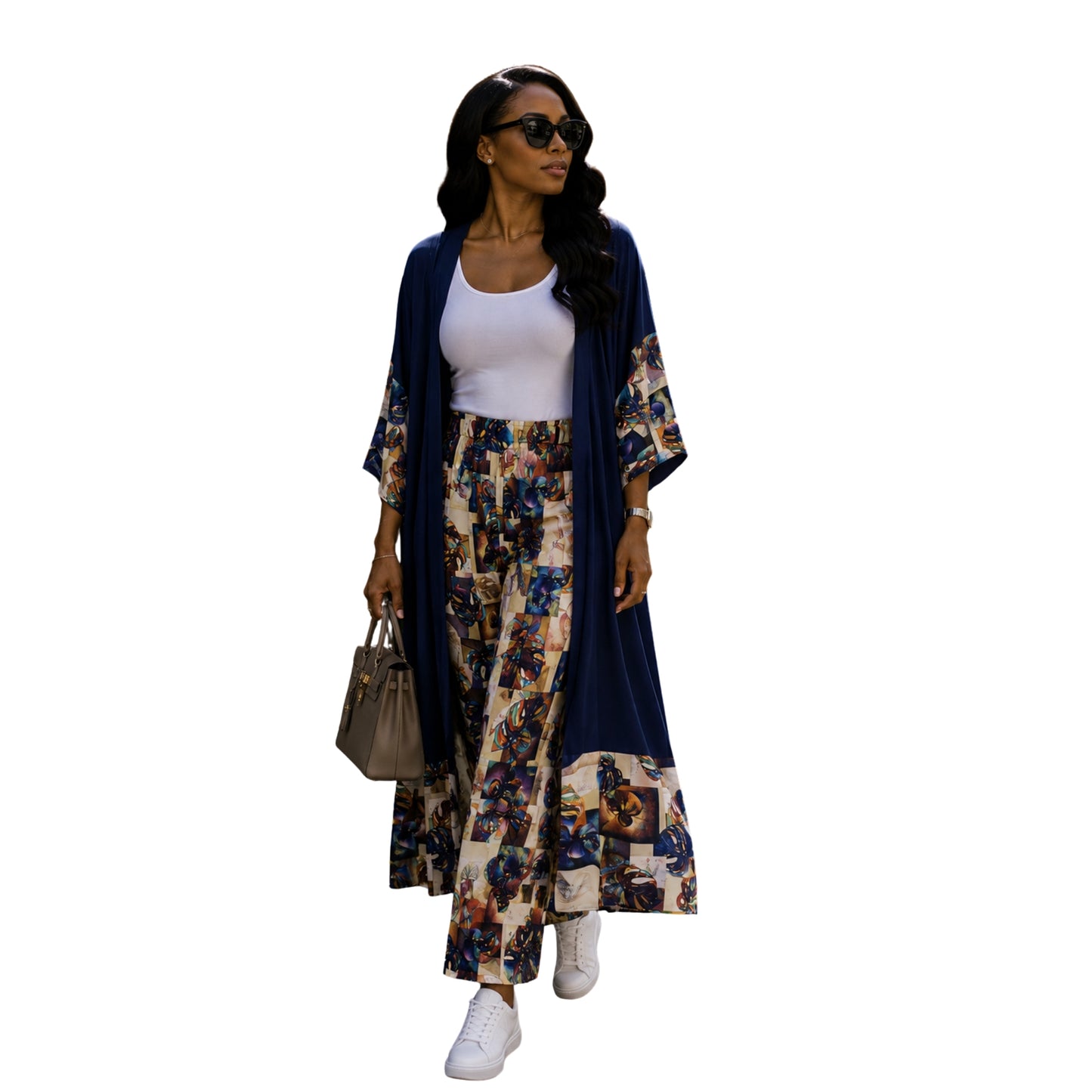 Autumn Blues Matching Pants Set
