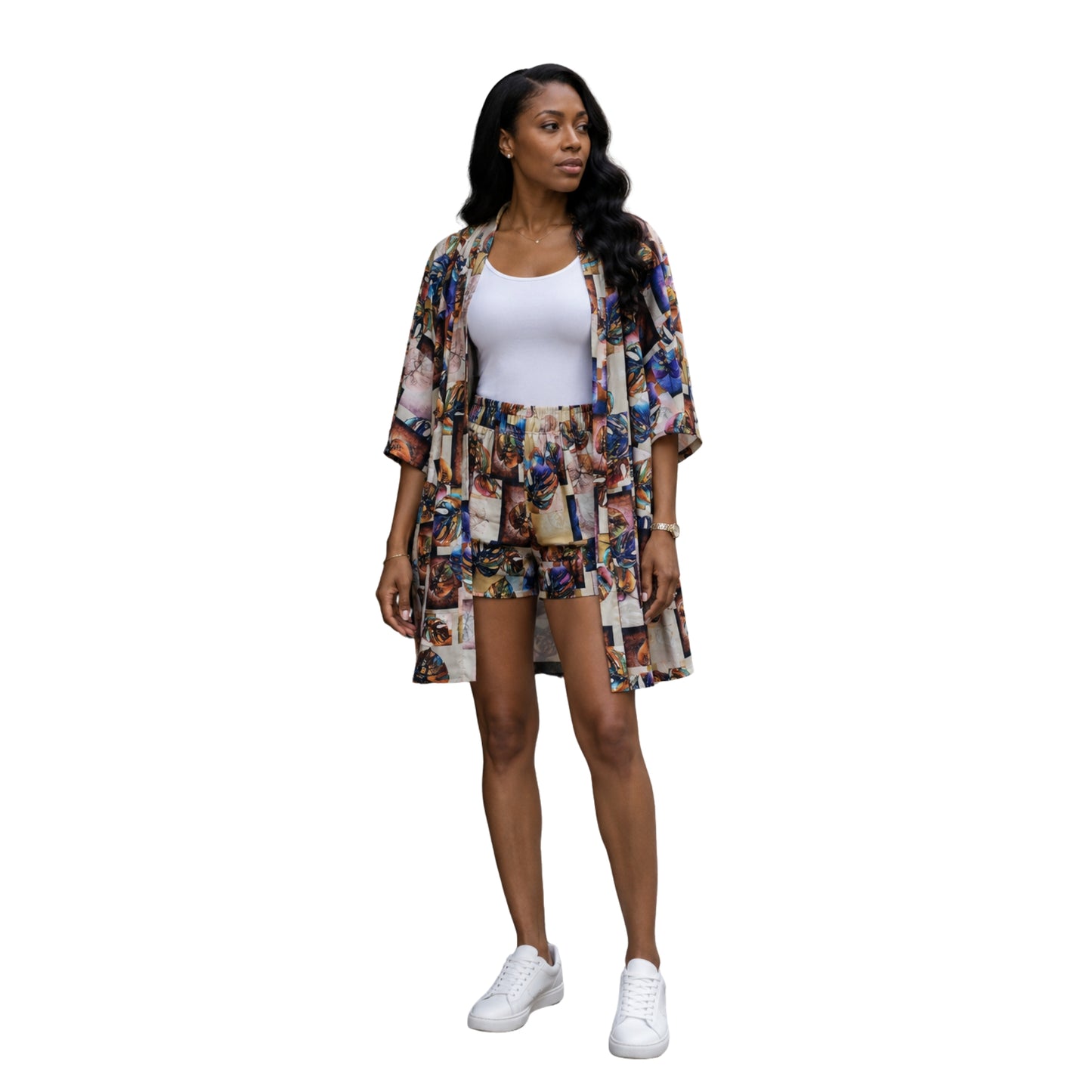 Autumn Whisper Matching Shorts Set