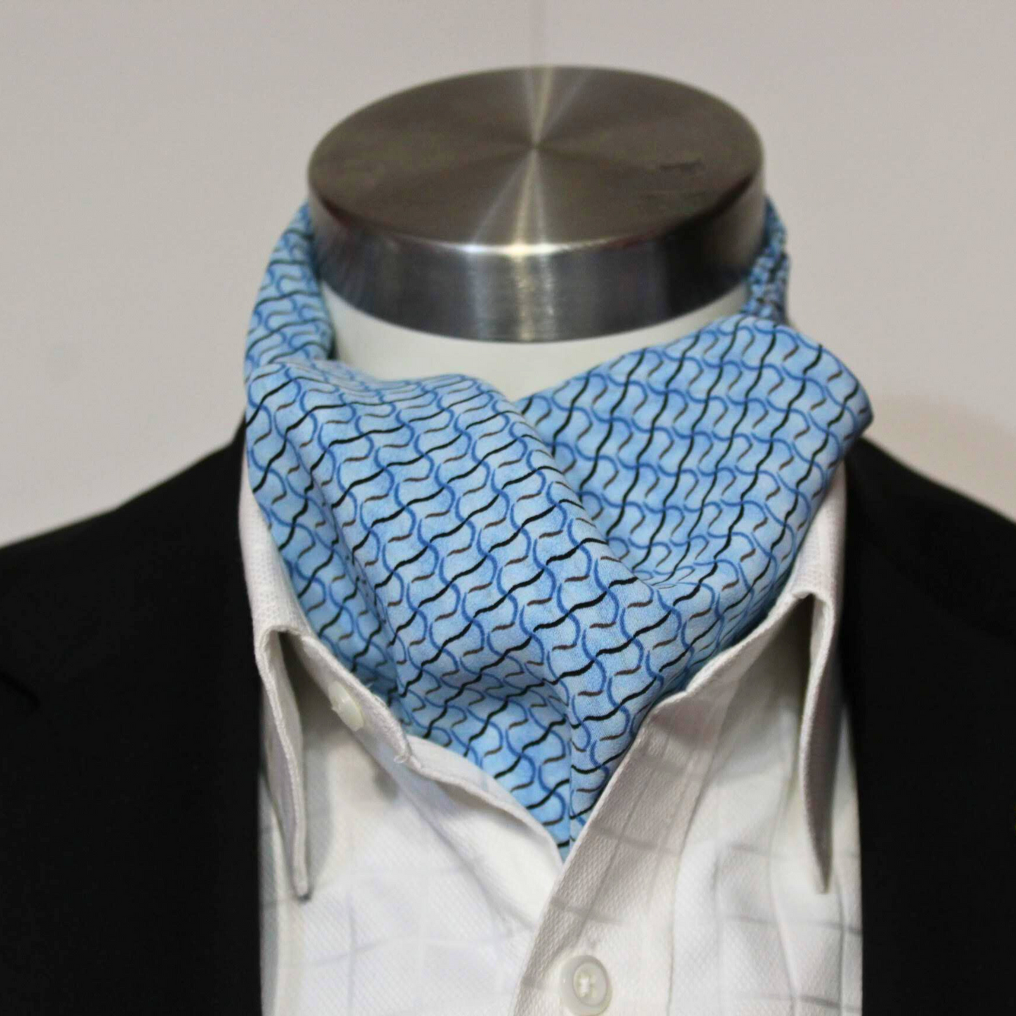 Blueprint  Double Pointed Ascot Set