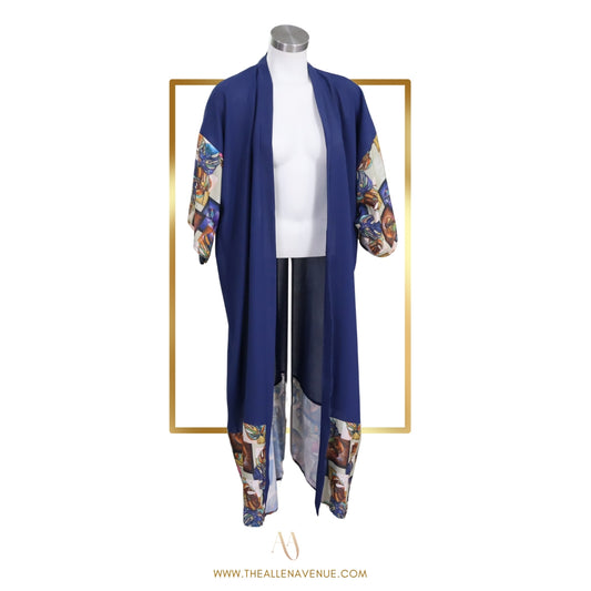 Cobalt Maple Kimono