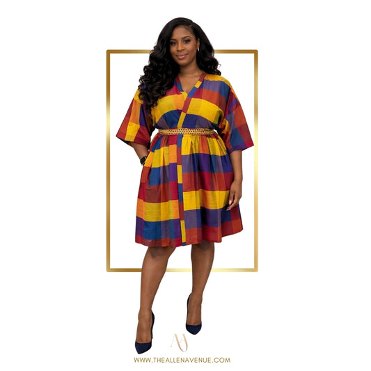 Cute Courage Short Wrap Dress