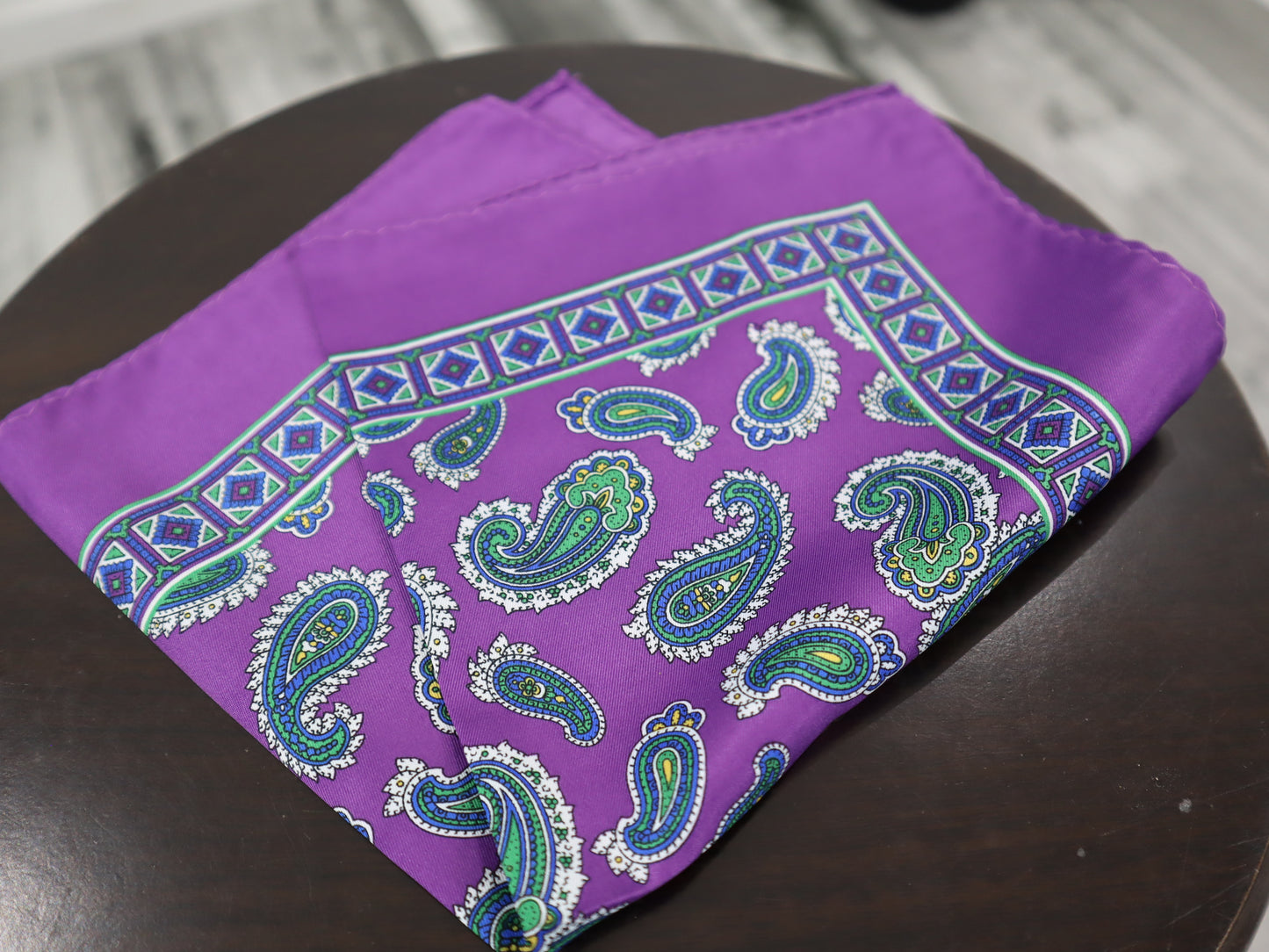 Avenue Man 4pcs Pocket Square & Pocket Round Set #1