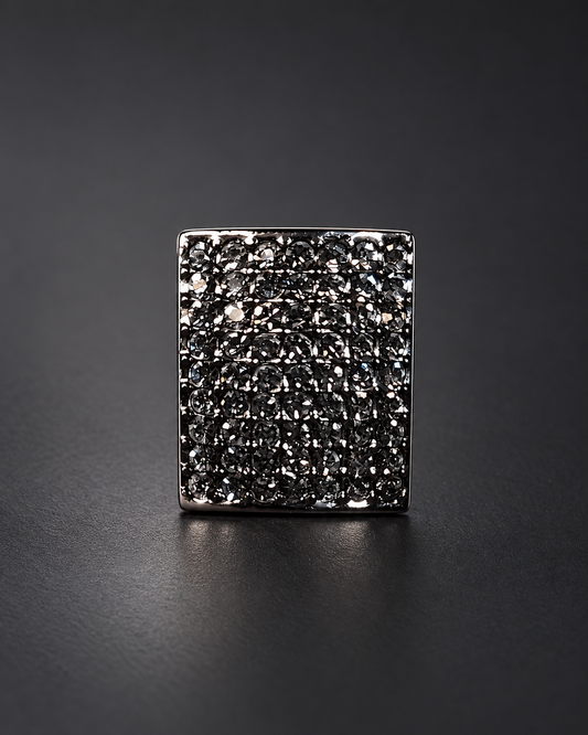 The Black Stone Signet Lapel Pin