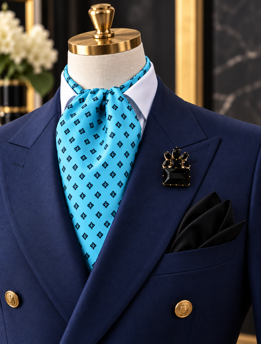 The Azure Noir Ascot Set