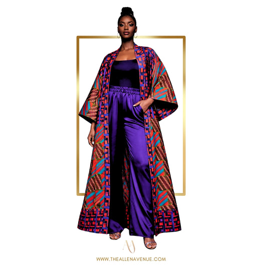 Makena Ankara Kimono