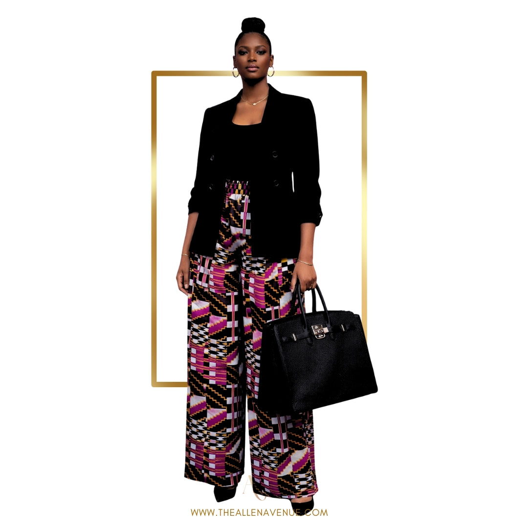 Nala Ankara High-Waist Wide Leg Pants