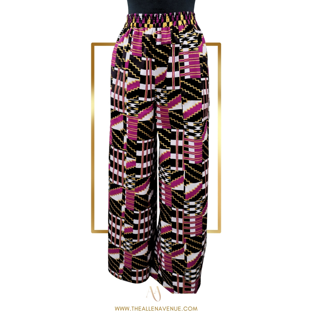 Nala Ankara High-Waist Wide Leg Pants