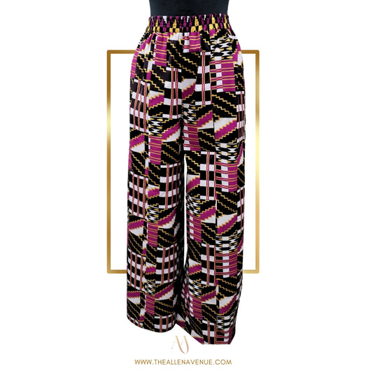 Nala Ankara High-Waist Wide Leg Pants