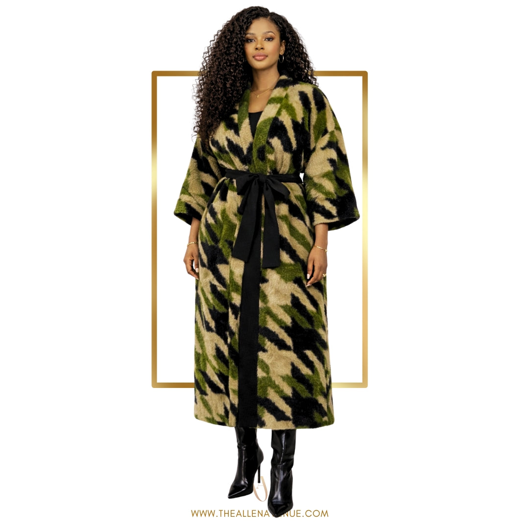 Pistachio Truffle Kimono Coat