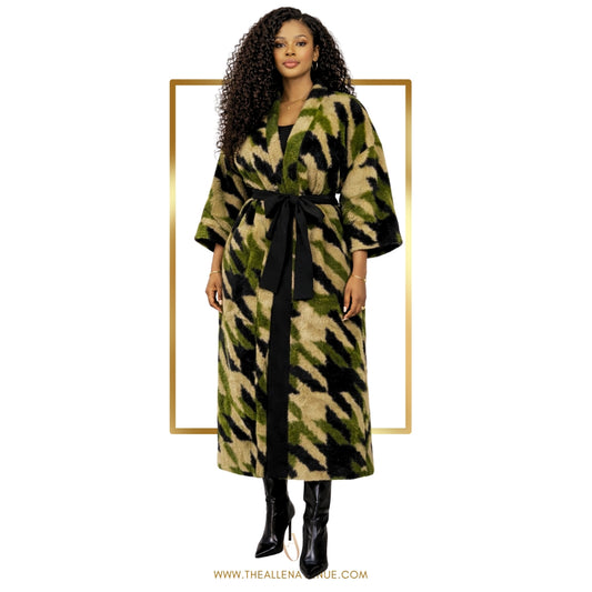 Pistachio Truffle Kimono Coat