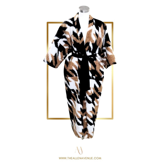 Pumpkin Spice Latte Kimono Coat