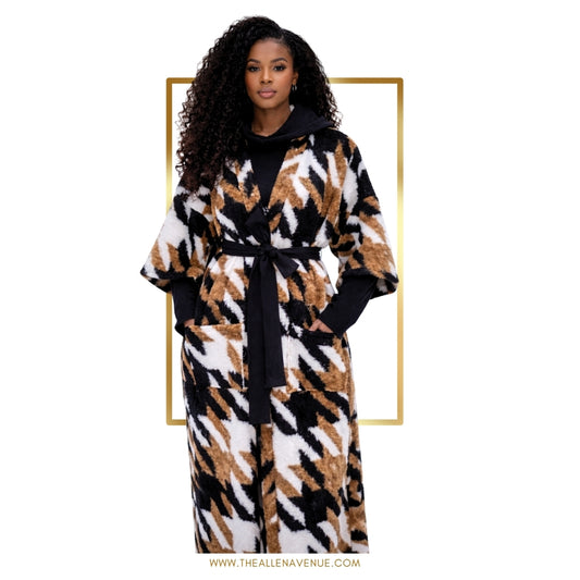 Pumpkin Spice Latte Kimono Coat