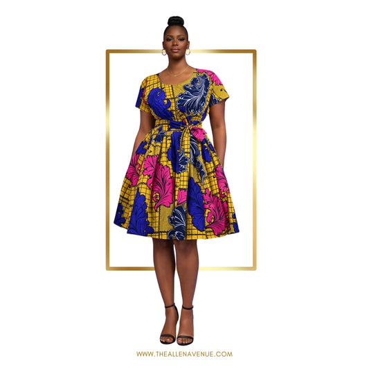 Senorita Mini Ankara Dress