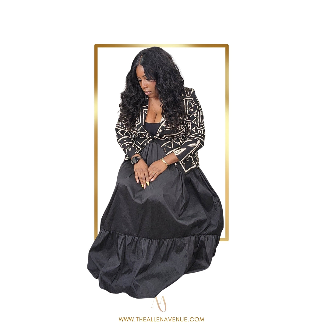 Symphony Long Pleated Skirt