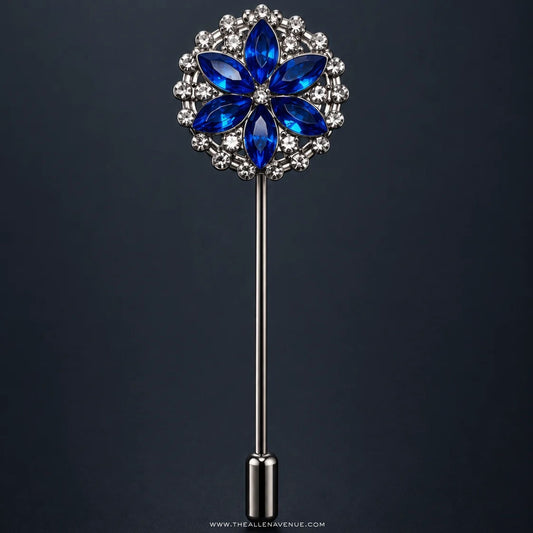The Kesington Colbalt Lapel Pin
