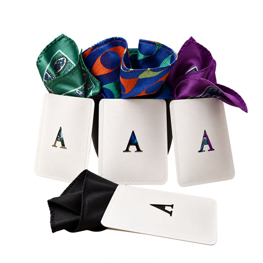 The Pembroke Pocket Square Set